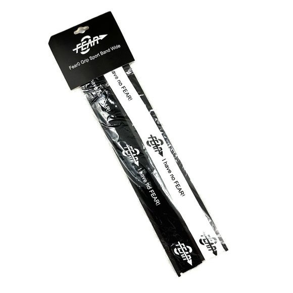 Women’s Fear0 1x Black & 1x White Workout Headband Pack - Picture 2 of 8